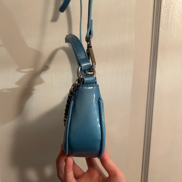 Baby Baguette Blue Crossbody Bag from Urban Outfitters - Picture 4 of 8